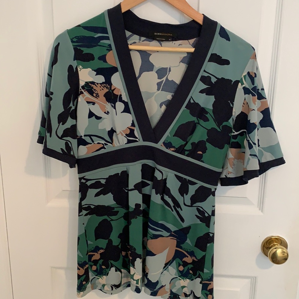 Kimono style top.
